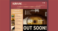 Desktop Screenshot of kraakrecords.com